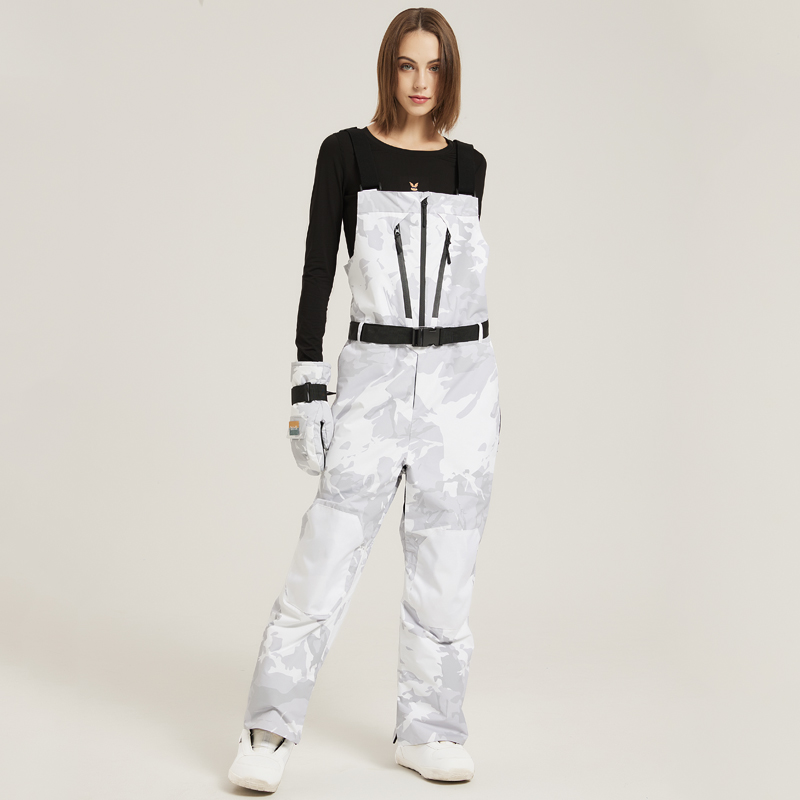 White snow pants